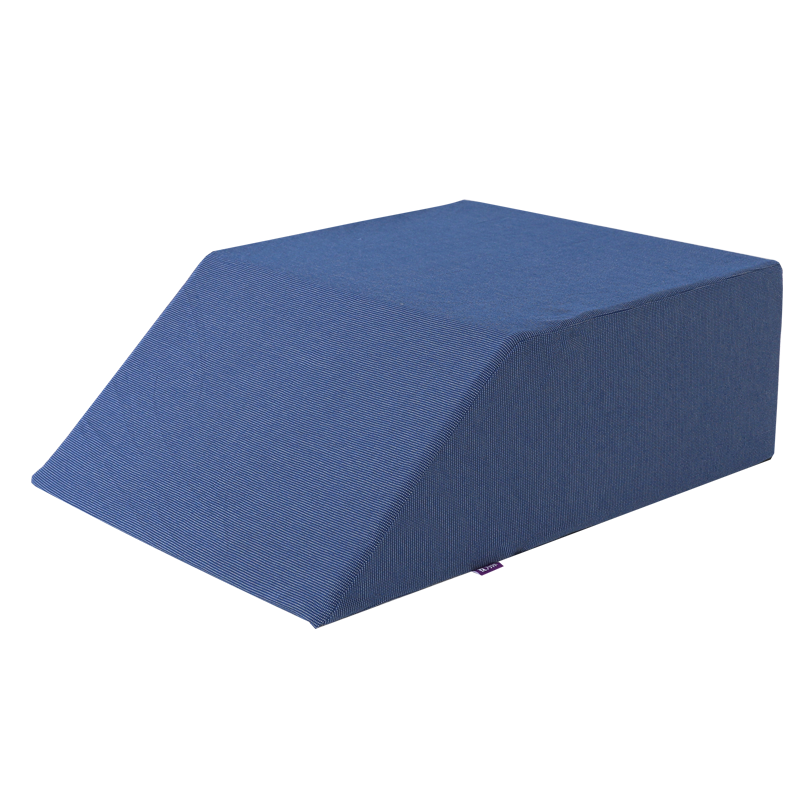 MOONORAH Wedge Pillows for After Surgery, Leg Pillow for Sleeping, Back Pain Relief, Blood Circulation, Knee Elevating Pillow for Swelling Sleeping, Sponge, Blue