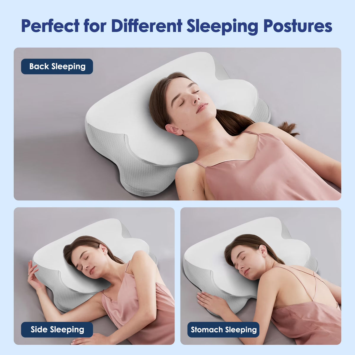 Kaipara Cervical Neck Pillow - Memory Foam Orthopedic Neck Support