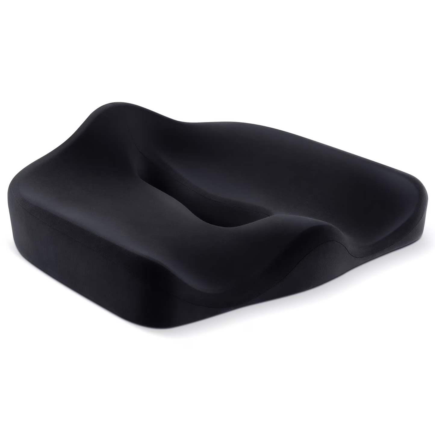 D O N A M A Ergonomic Office Seat Cushion for Tailbone Pressure Relief - Memory Foam Seat Pad for Comfort & Posture Improvement - Ideal for Office Chair,Desk Chairs,Car Seats,Wheelchairs,Home&Office Use(Black)