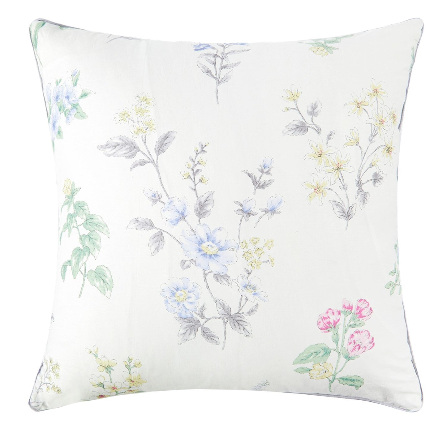 MOONORAH Throw Pillow, 18 x 18 Inches Decorative Pillows with Zipper Closure for Sofa, Bed and Couch Decorative Stuffer Pillow, Flowers