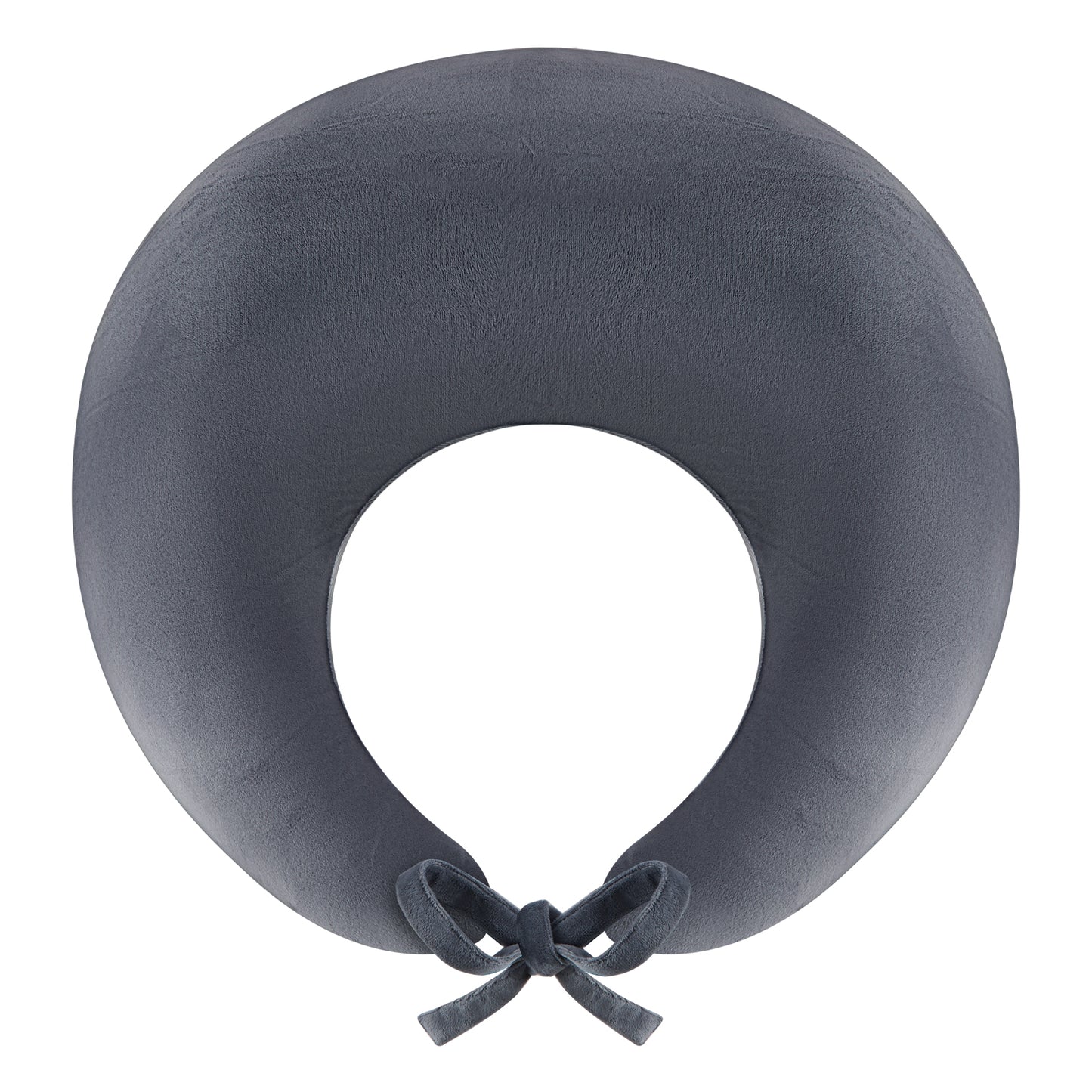 MOONORAH Reading Pillow for Gaming, Ergonomic U-Shaped Lap Pillow, Desk Pillow for Sitting in Bed or Sofa, Compact Arm Support Pillow for Playing, Working, Crocheting, Dark Grey