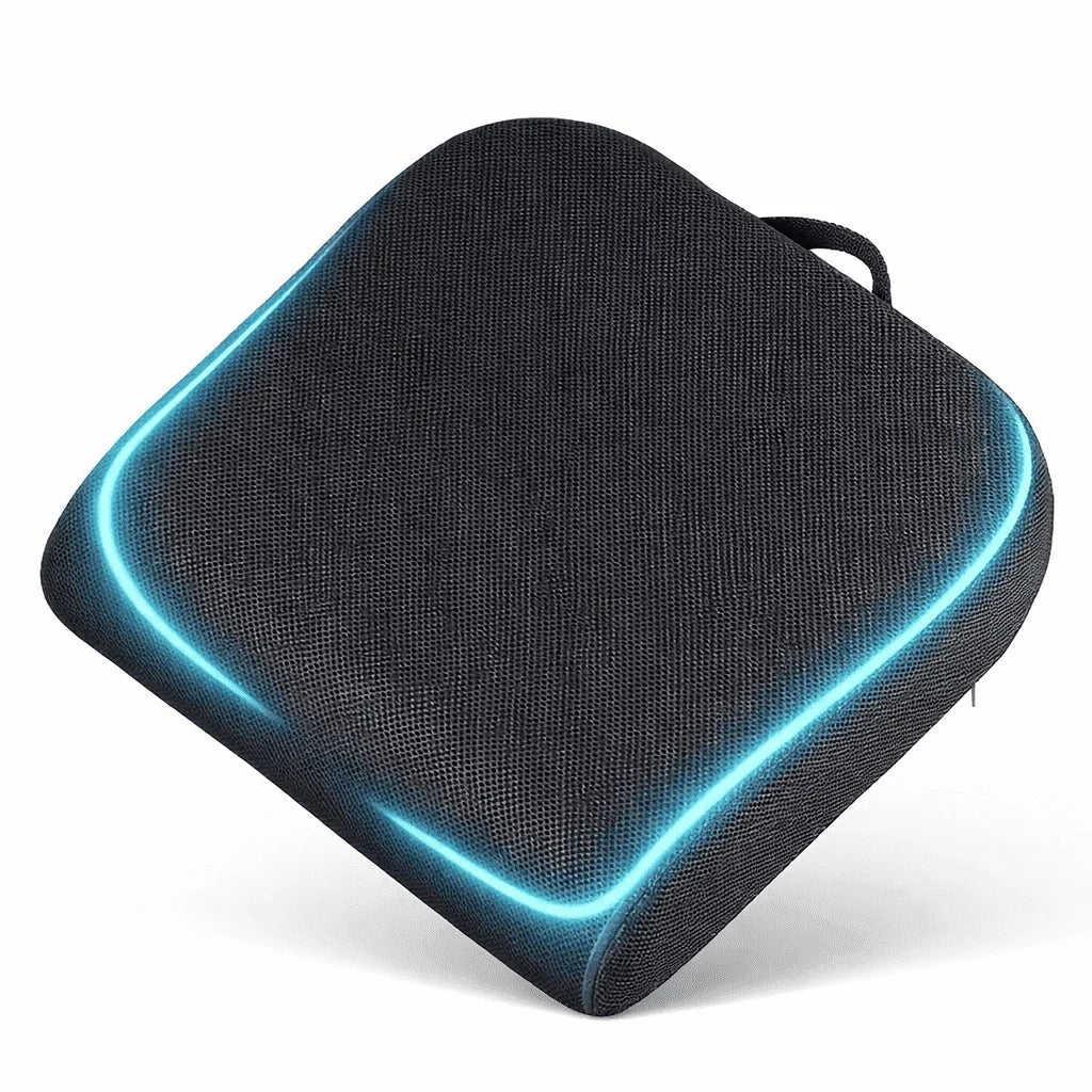 KAIPARA Large Memory Foam Seat Cushion for Office Chairs, Car Seat, Wheelchair, Chair Cushions for Tailbone Pain Relief, Sciatica & Back Support Pillow