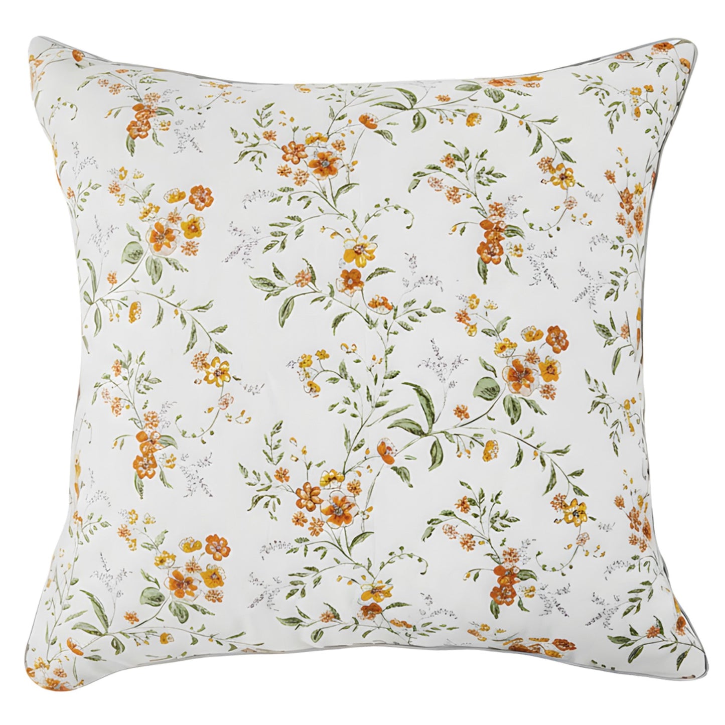MOONORAH Throw Pillow, 20 x 20 Inches Decorative Pillows with Zipper Closure for Sofa, Bed and Couch Decorative Stuffer Pillow, Flowers