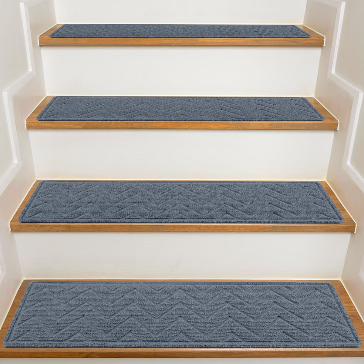 MOONORAH Stair Treads for Wooden Steps Indoor, Non Slip Reusable Staircase Step Soft Carpet Rugs, 15 Pack 30 X 8 Stair Runners for Kids Elders and Pets Dogs 4.4 out of 5 stars (4.4)  29 ratings