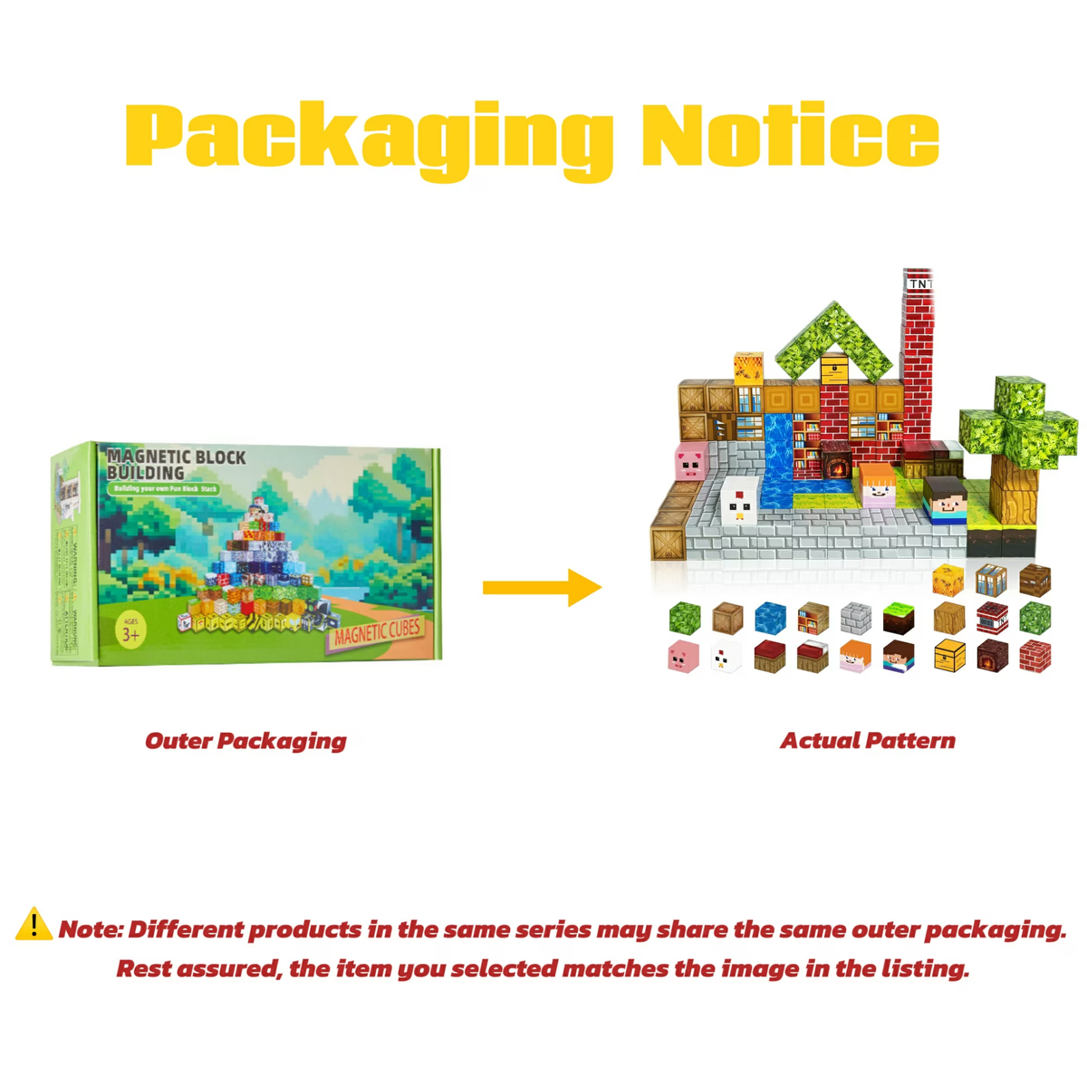 Kaipara Magnetic Building Blocks - STEM Sensory Stacking Toy - 100 Pieces