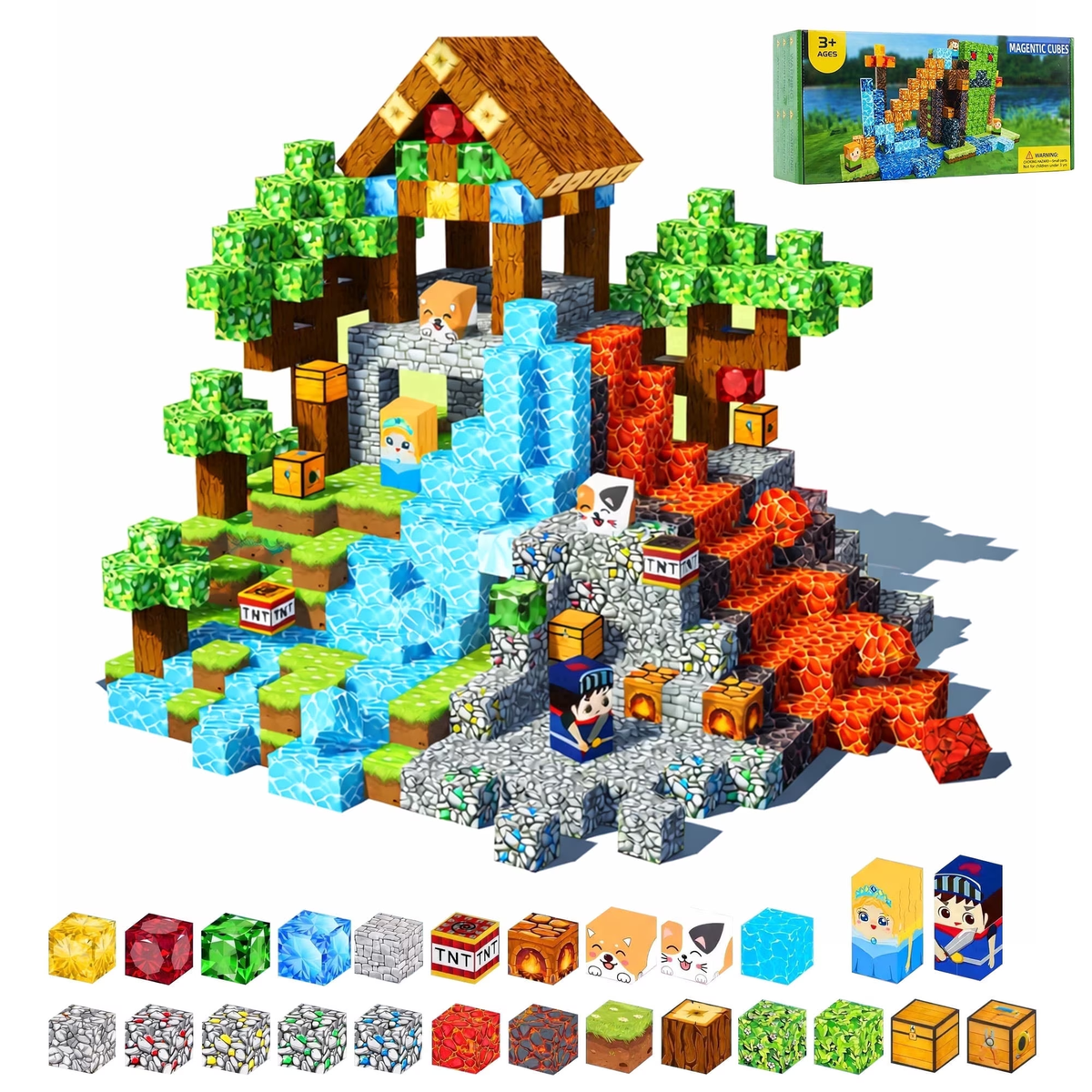 Kaipara Magnetic Building Set - STEM Toy for Kids 3+ - 150 Pieces