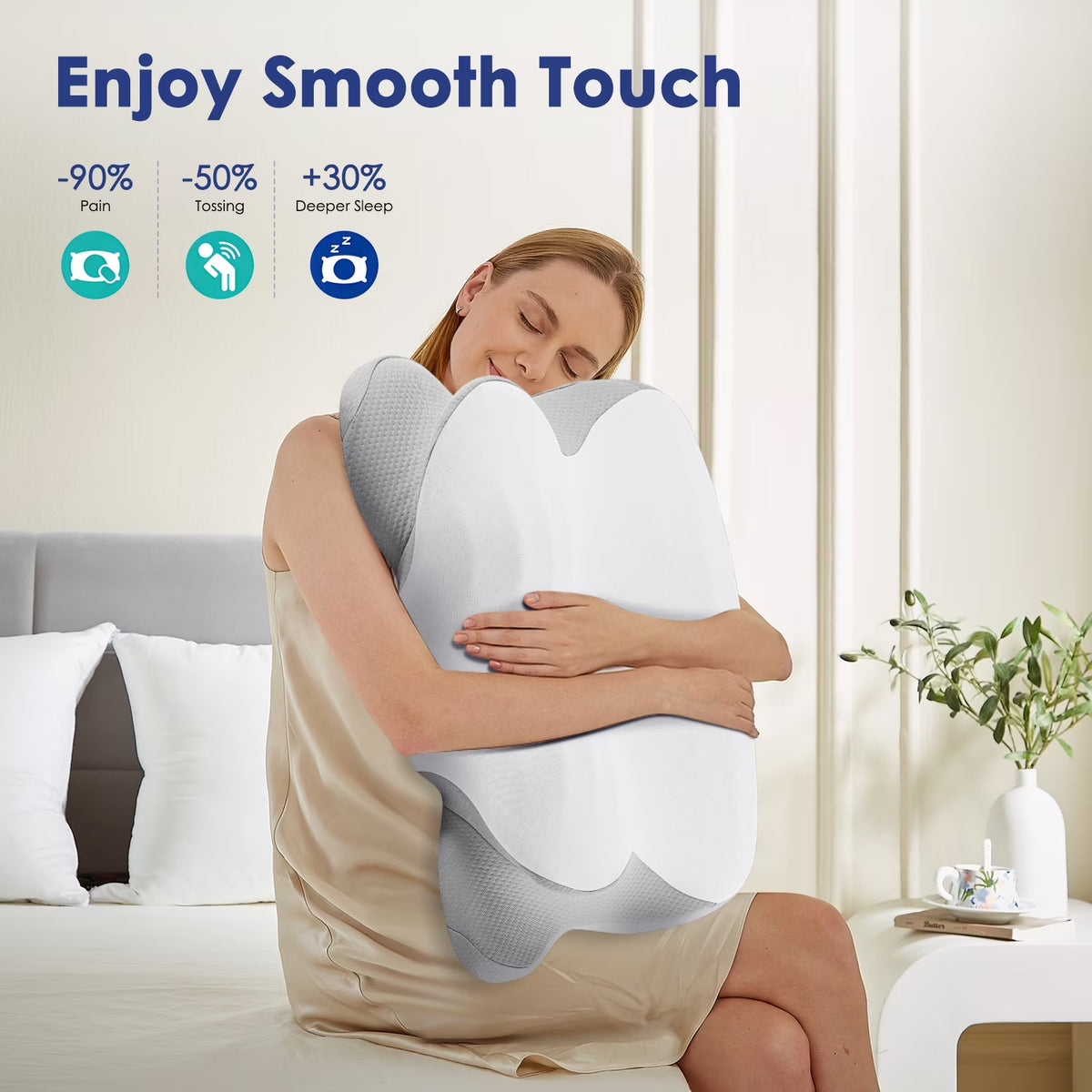 Kaipara Cervical Neck Pillow - Memory Foam Orthopedic Neck Support