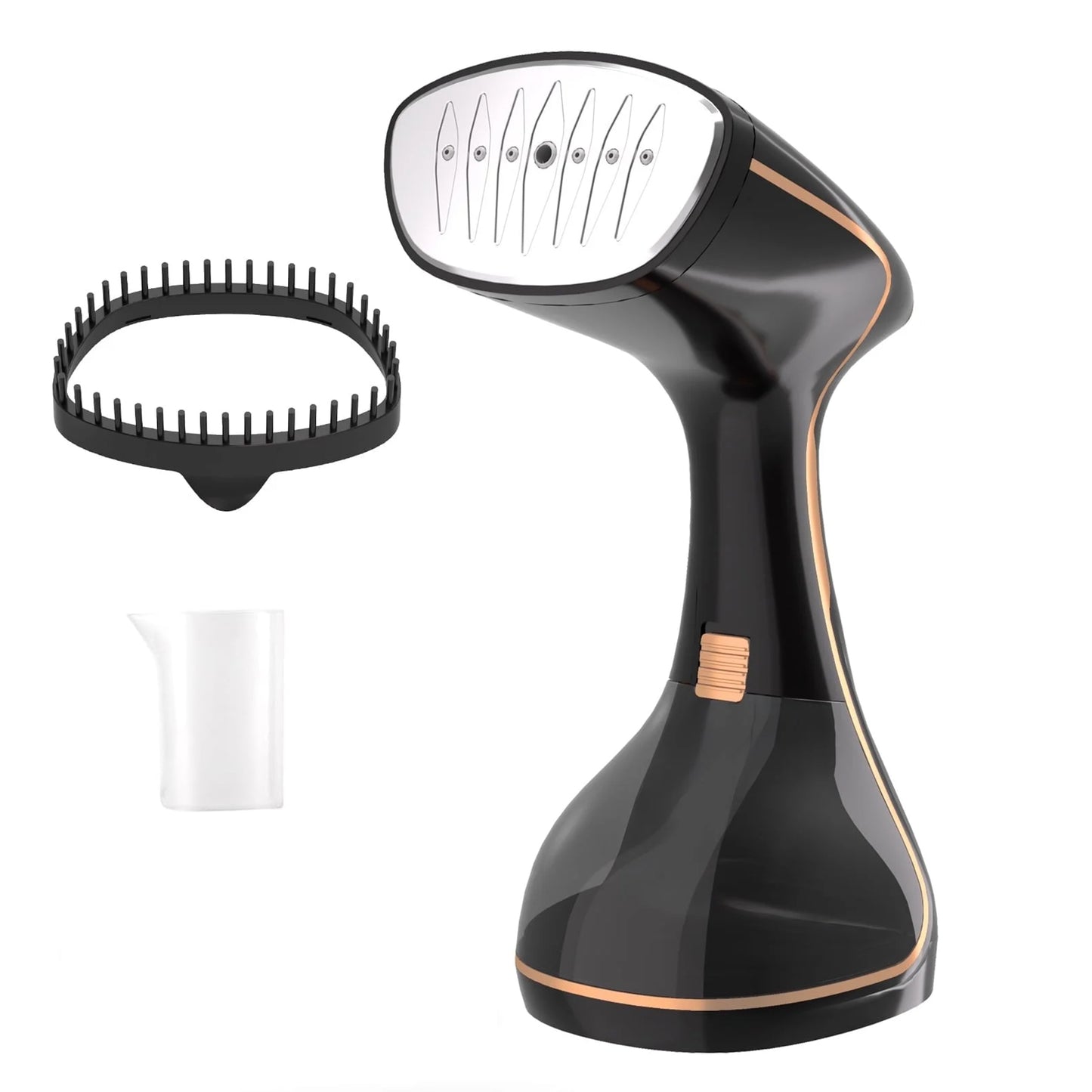 WANALIT Steamer for Clothes, Handheld Clothes Steamer with Large 320ml Tank, 1430W Strong Power, 20S Fast Heat-up, Garment Fabric Wrinkle Remover with Brush, Portable & Compact Travel Size (Black)