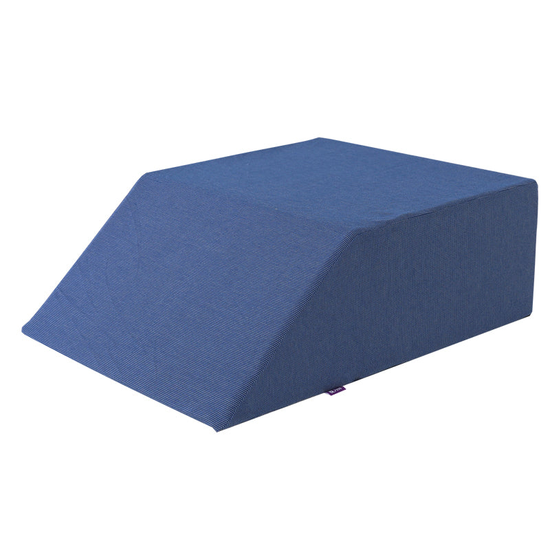 MOONORAH Wedge Pillows for After Surgery, Leg Pillow for Sleeping, Back Pain Relief, Blood Circulation, Knee Elevating Pillow for Swelling Sleeping, Sponge, Blue