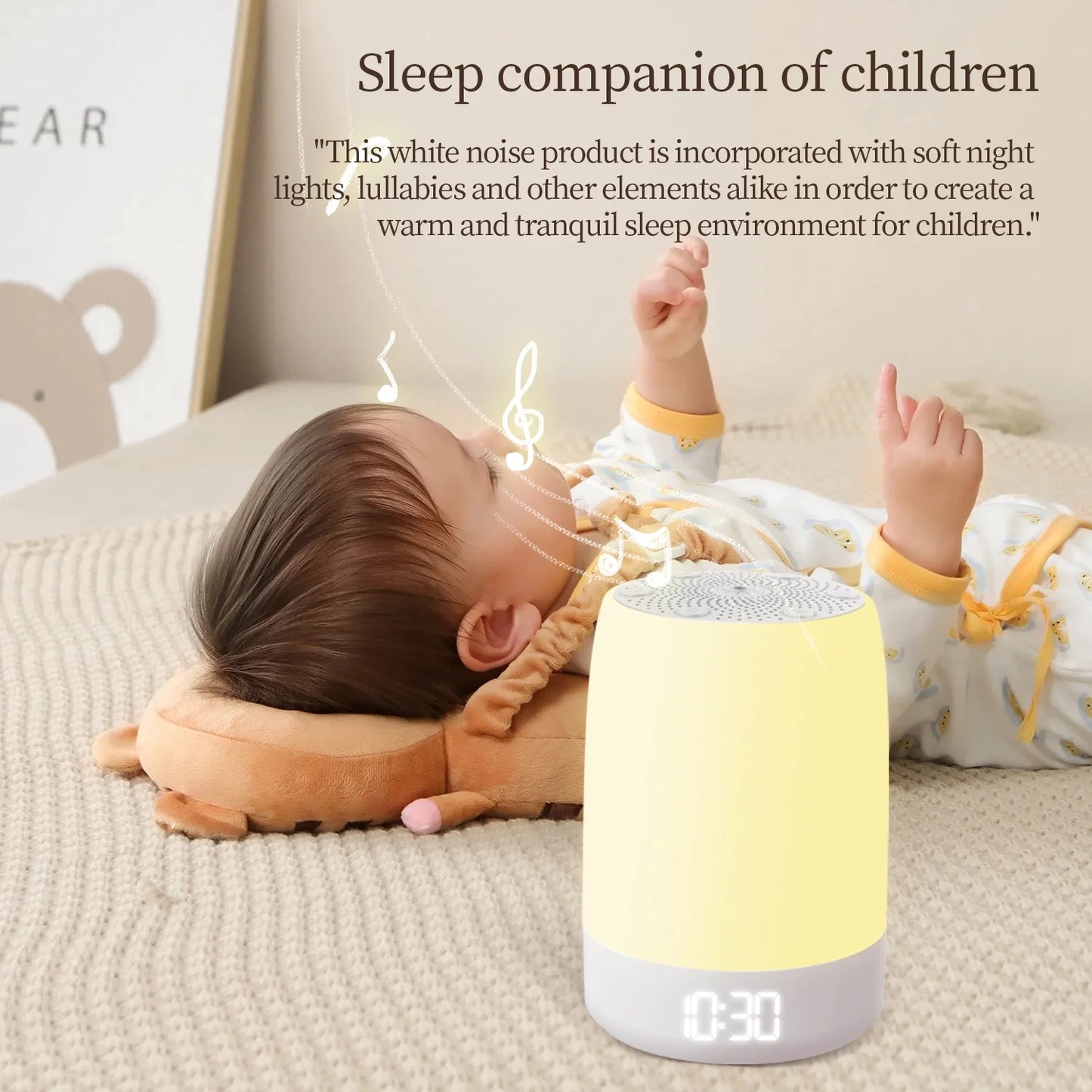 LOFTER-PRO Baby Sound Machine, Night Light, Registry Essential, Sleep Trainer, Routine Builder, Time-to-Rise Alarm Clock, White Noise Soother, Nursery Stories, Toddler Kids Bedroom