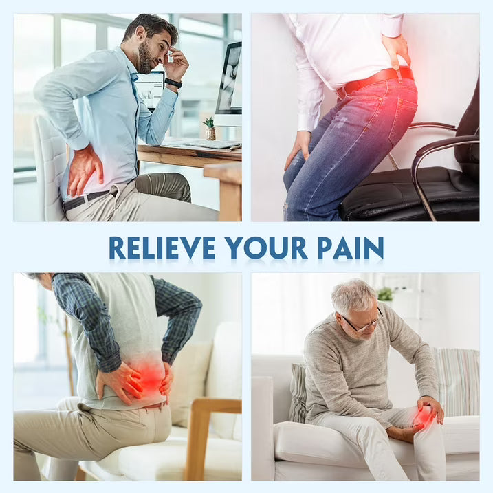 Onekawa Memory Foam Seat Cushion for Office Chair, Ergonomic Chair Cushions for Tailbone Pain Relief, Sciatica & Back Support, Office Chair Cushion & Car Seat Cushion