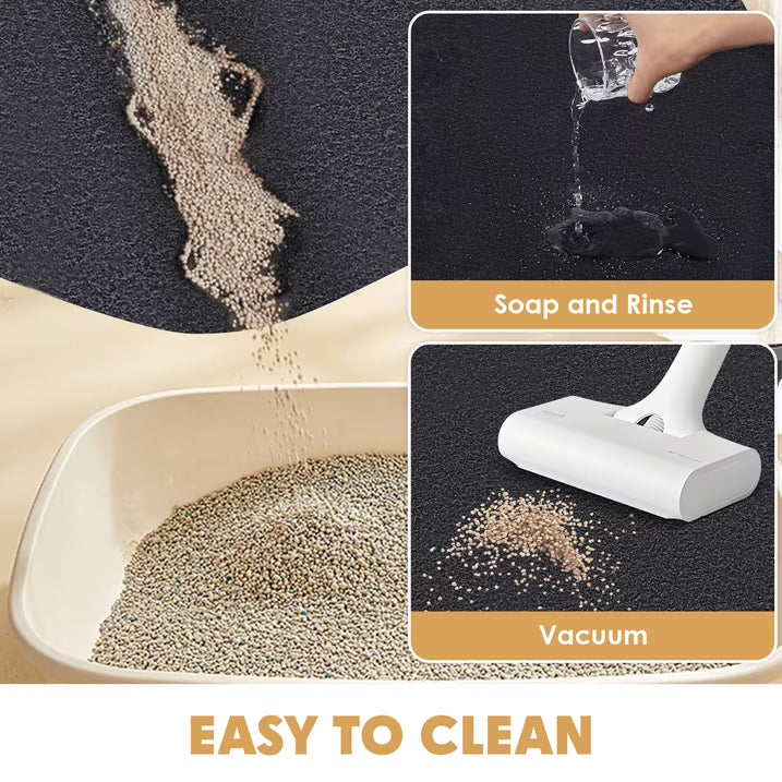 WANALIT Jumbo Cat Litter Box Mat - Waterproof, Trim to Fit - Extra Large 47 x 30 in