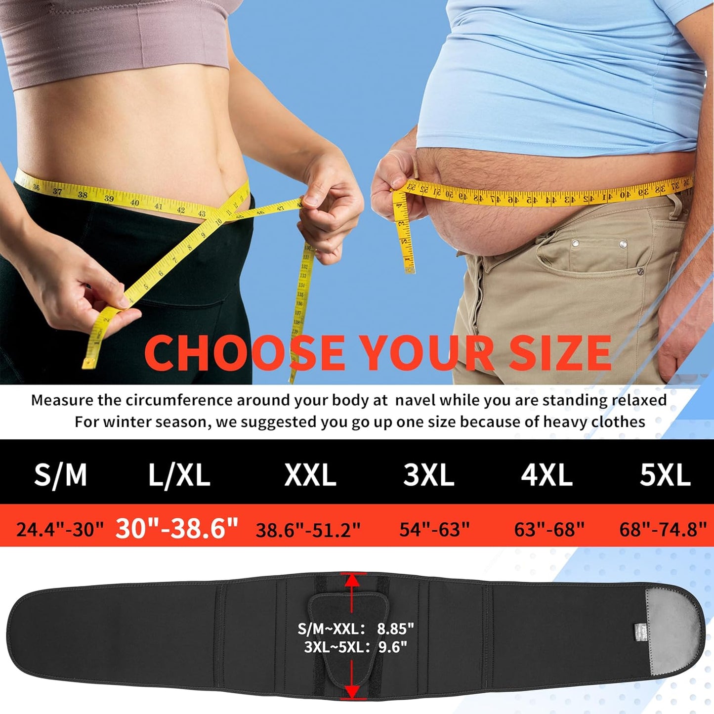 OTDLIGHT Back Brace , Lower Back Pain Relief with an Adjustable and Breathable Design, Back Lumbar Support Belt for Men and Women for Herniated Disc Scoliosis Sciatica Herniated Disc-Black(L-XL)