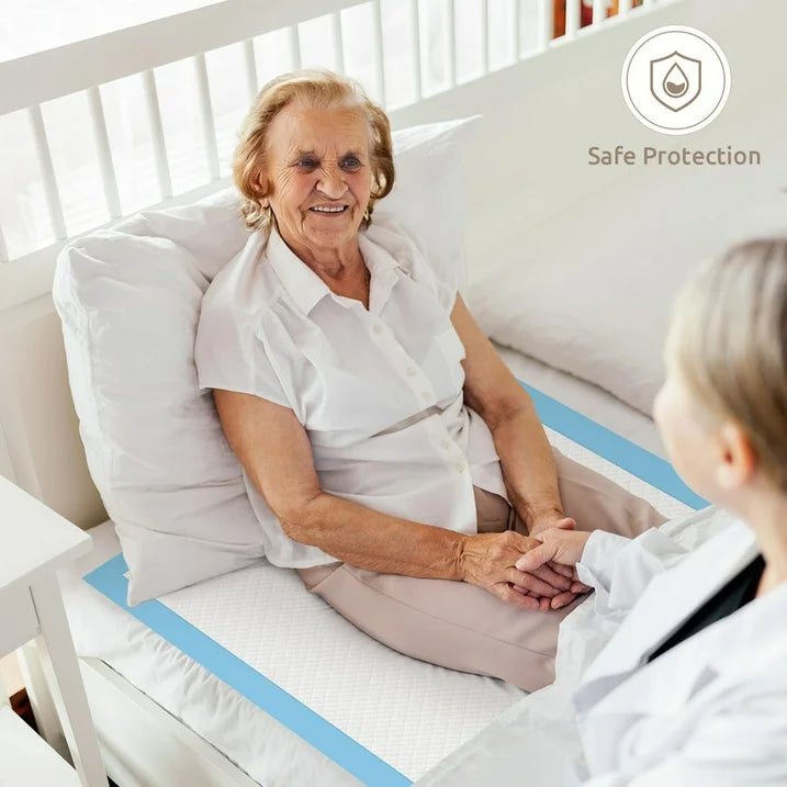 OTDLIGHT Disposable Underpads, Incontinence Bed Pads Super Absorbent Underpads 24" x 36" XL-Size, Waterproof Pee Pads, Thick Quilted Chucks Pee Pads for Adults, Kids and Babies, 30 Count