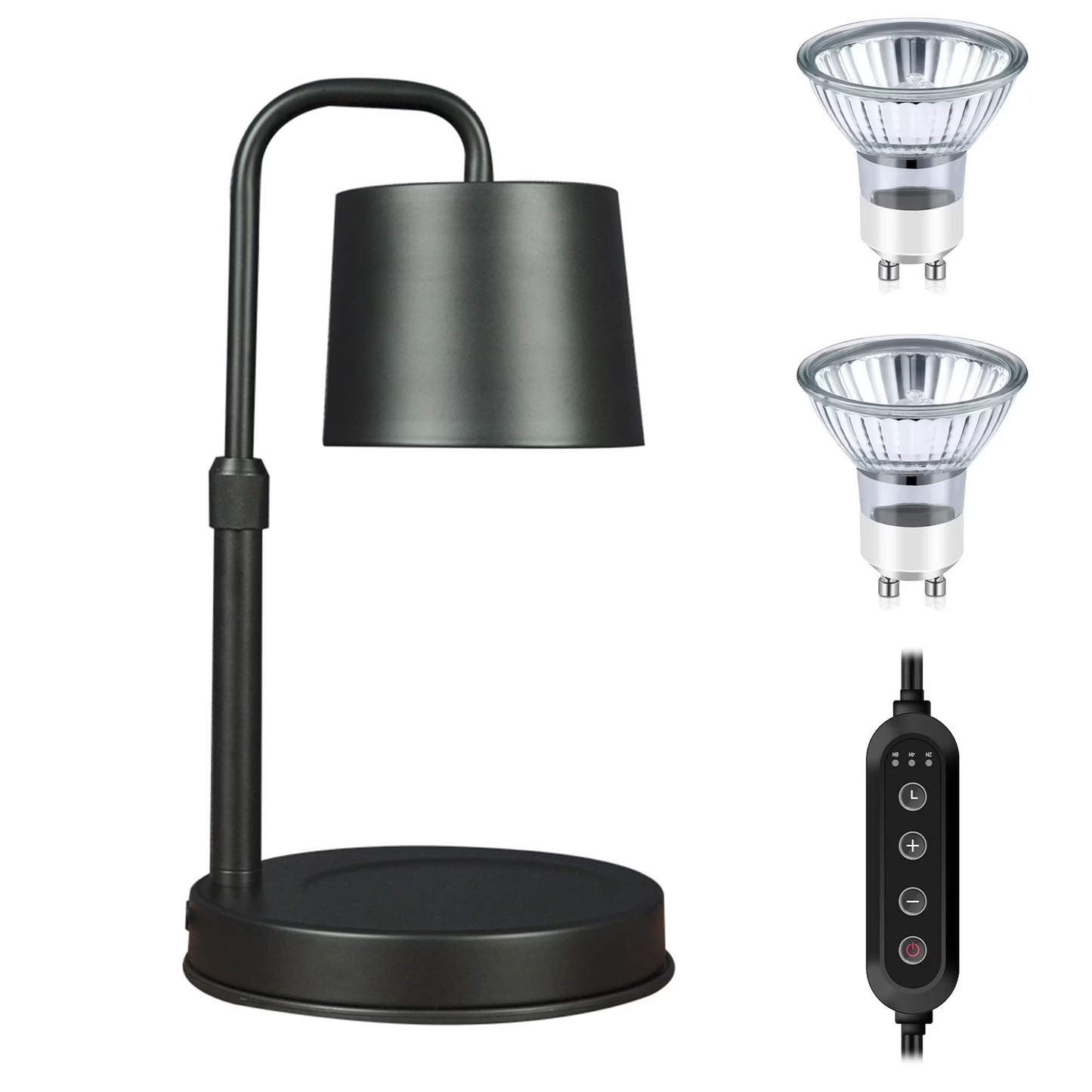 LOFTER-PRO Candle Warmer Lamp with Timer Dimmer, Height Adjustable Wax Melts Lamp with Dimmer and Timer, House Warming Gifts for Women Mom, with 2 Bulbs