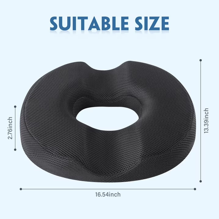 Onekawa Memory Foam Seat Cushion for Office Chair, Ergonomic Chair Cushions for Tailbone Pain Relief, Sciatica & Back Support, Office Chair Cushion & Car Seat Cushion