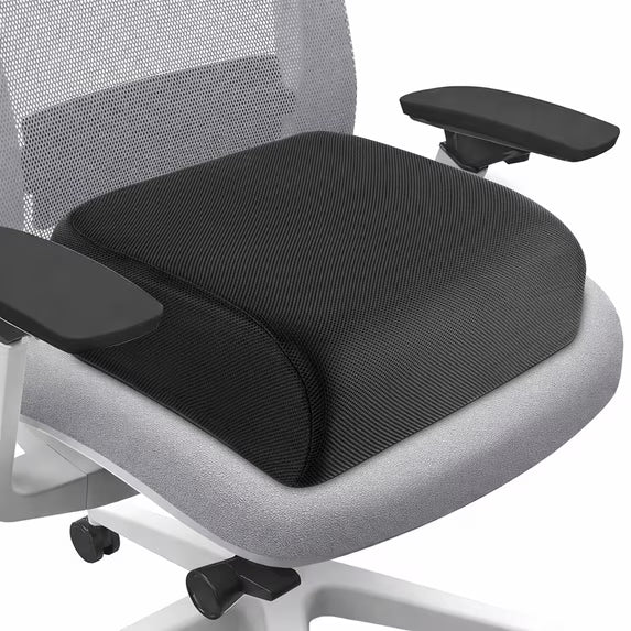 Kaipara Extra Thick Chair Cushion for Office Chair, 6" Booster Seat Cushion for Height Increase & Pain Relief, High Resilience Foam Seat Cushion with Non-Slip Bottom, Strap & Handle, 18 x 16 x 6 inch