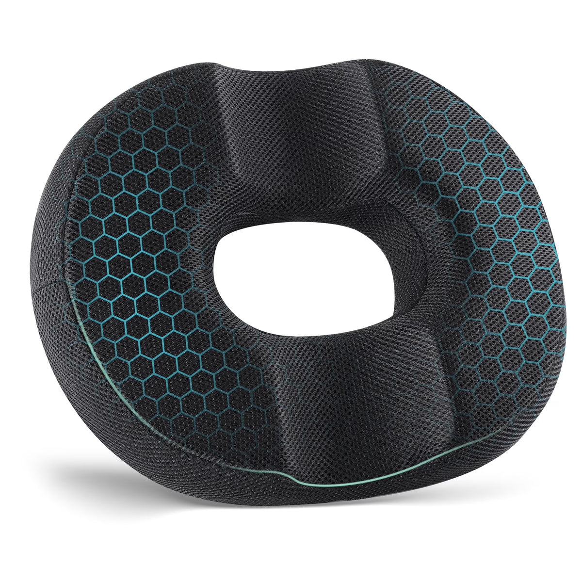 LAFAYTTE Donut Pillow, Memory Foam Seat Chair Cushion, Tailbone Pain and Hemorrhoids Relief, for Men and Women, Black