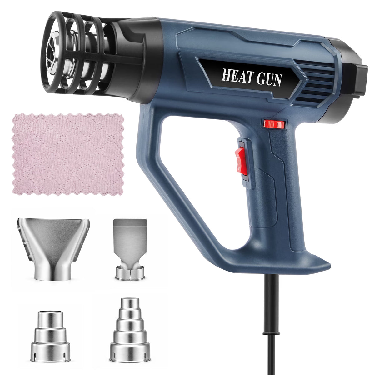 LOFTER-PRO Hot Air Gun Kit - 2500W Adjustable 120°F-1022°F - 4 Nozzles