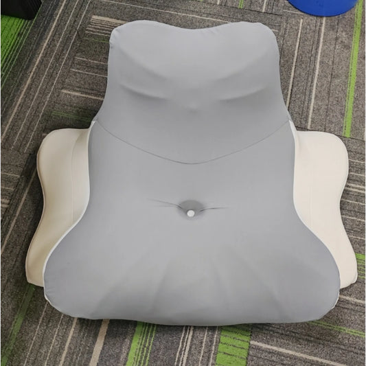 MOONORAH Memory Foam Pillow Stomach Sleeping Pillow, Protect Cervical Vertebra Pillow, Suitable For Playing Mobile Phone, Reading, Cushion In Bed, Washable Cover, Gray