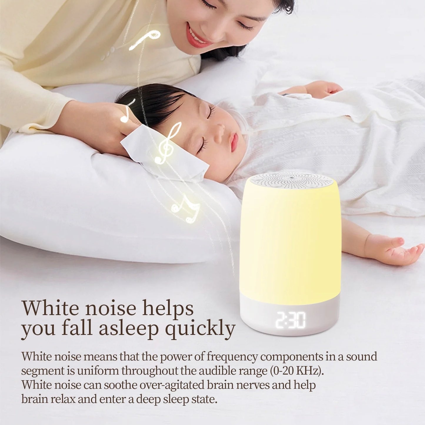 LOFTER-PRO Baby Sound Machine, Night Light, Registry Essential, Sleep Trainer, Routine Builder, Time-to-Rise Alarm Clock, White Noise Soother, Nursery Stories, Toddler Kids Bedroom