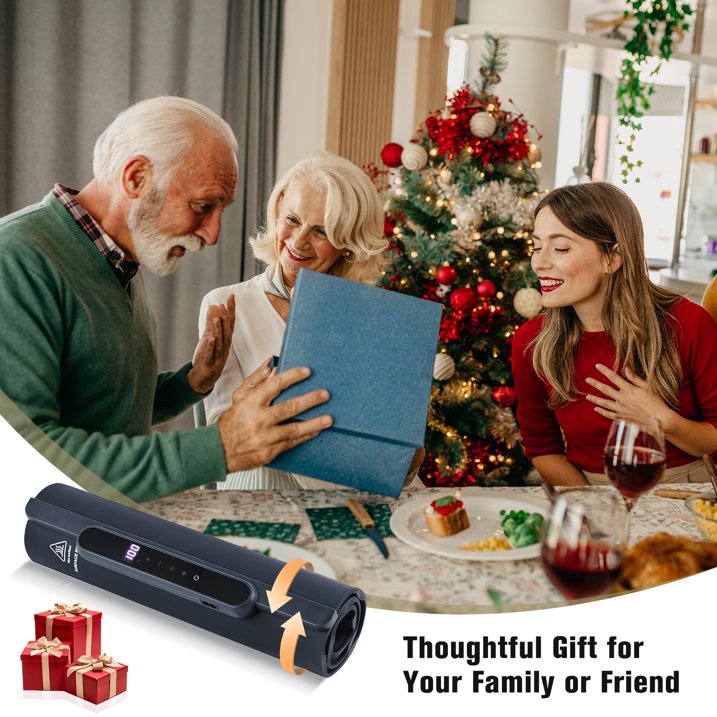 KAIPARA Warming Mat for Food, 25.6" x 15.15" Fast Heating in 10s with 11-Level Temp & 10H Timer Settings, Portable Countertop Food Warmers for Parties, Buffet, Black