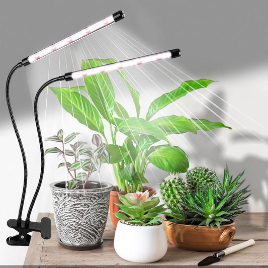 LOFTER-PRO Grow Lights for Indoor Plants, 84LED Clip Plant Light, 5 Level Dimmable Auto On Off Timing 4/8/12H, 6000K Full Spectrum Plant Grow Lamps for Bonsai, Pot Plant