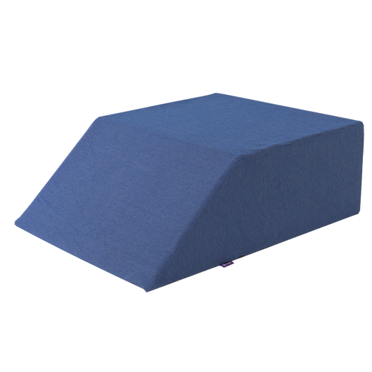 MOONORAH Wedge Pillows for After Surgery, Leg Pillow for Sleeping, Back Pain Relief, Blood Circulation, Knee Elevating Pillow for Swelling Sleeping, Sponge, Blue